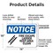 Signmission Fire Escape Ladder Keep Area Clear OSHA Notice Sign, Plastic, 14in W x 10in L, 2PK OS-2PACK-NS-P-1014-L-12582 - alternate 2